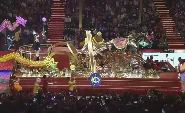 The Hong Kong Jockey Club's float, Photo source: Screenshot of the Tourism Board's YT video