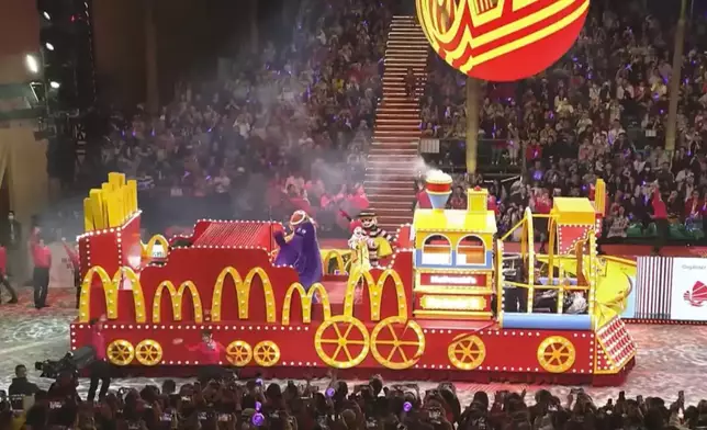 The float of McDonald's Hong Kong, Photo source: Screenshot of the Tourism Board's YT video