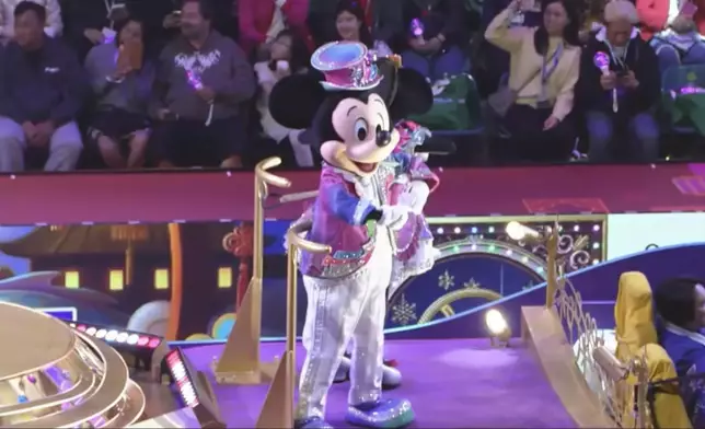 The float of Hong Kong Disneyland, Photo source: Screenshot of the Tourism Board's YT video