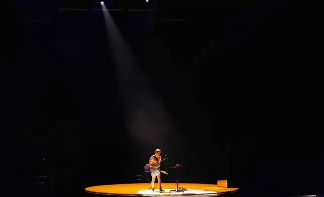 FILE - Justin Bieber performs "Yukon" during the 68th annual Grammy Awards in Los Angeles on Feb. 1, 2026. (AP Photo/Chris Pizzello, File)