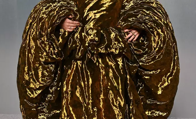 FILE - Audrey Nuna arrives at the Vanity Fair Oscar Party, March 15, 2026, at the Los Angeles County Museum of Art in Los Angeles. (Photo by Evan Agostini/Invision/AP, File)