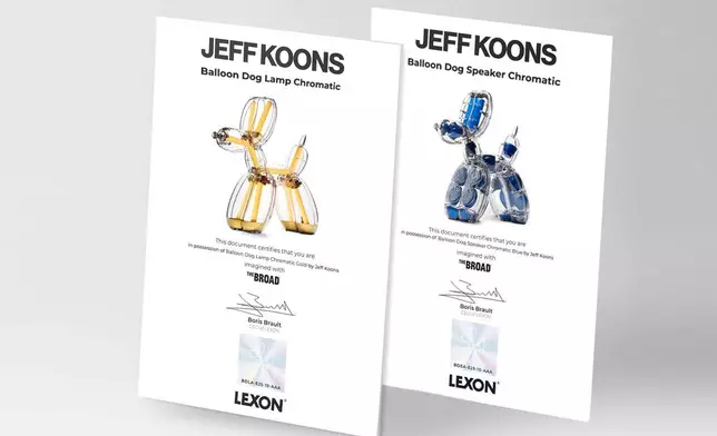 Each piece includes a certificate of authenticity