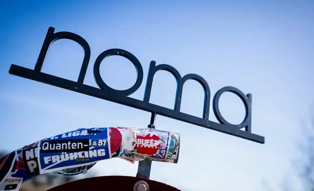 Exterior of Noma in Copenhagen, Thursday, March 12, 2026. (Sebastian Elias Uth/Ritzau Scanpix via AP)