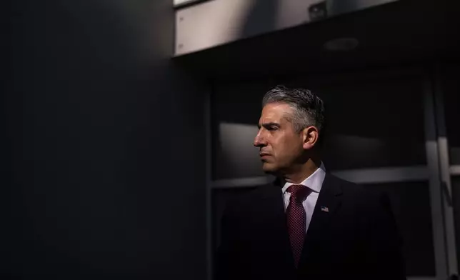 Dr. Houman David Hemmati poses for a portrait in Santa Monica, Calif., Wednesday, March 11, 2026. (AP Photo/Jae C. Hong)