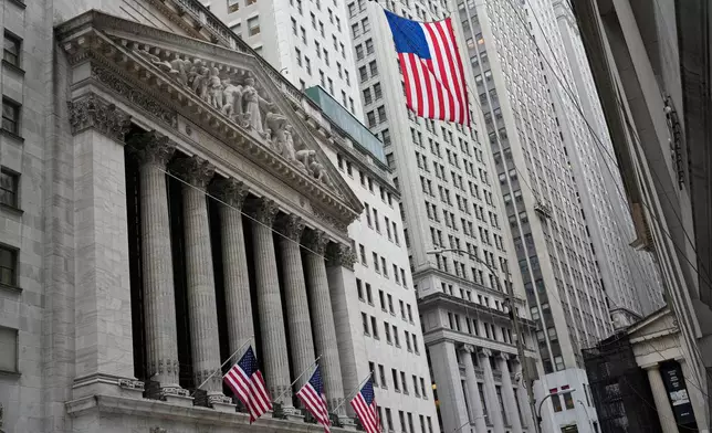 The New York Stock Exchange is seen in New York, Friday, March 6, 2026. (AP Photo/Seth Wenig)