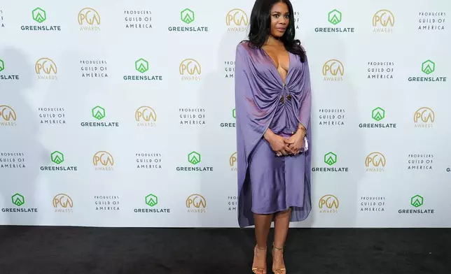 Regina Hall arrives at the 37th annual Producers Guild Awards on Saturday, Feb. 28, 2026, at Fairmont Century Plaza in Los Angeles. (Photo by Richard Shotwell/Invision/AP)