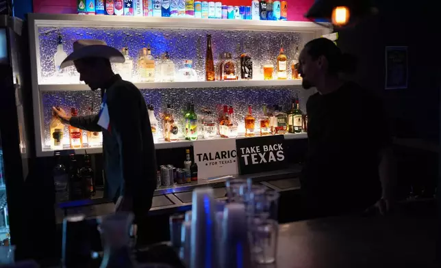 Supporters of Texas state Rep. James Talarico, D-Austin, a Democratic candidate for the U.S. Senate, attend a primary election watch party Tuesday, March 3, 2026, in Austin, Texas. (AP Photo/Eric Gay)