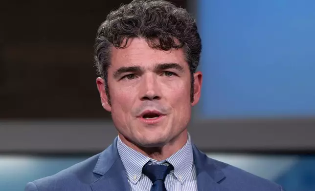 FILE - Joe Kent, Director of the U.S. National Counterterrorism Center, speaks during a congressional debate at KATU studios Oct. 7, 2024, in Portland, Ore. (AP Photo/Jenny Kane, File)