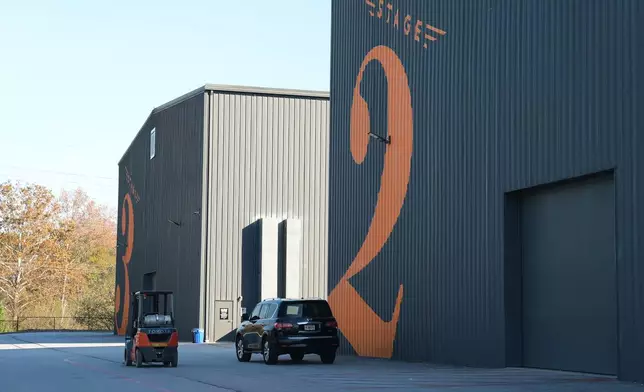 Shadowbox Studios stages are pictured in Atlanta, Wednesday, Nov. 12, 2025. (AP Photo/Emilie Megnien)