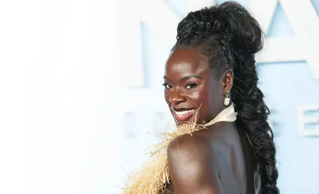 Tunde Oyeneyin arrives at the 57th NAACP Image Awards on Saturday, Feb. 28, 2026, in Pasadena, Calif. (AP Photo/Chris Pizzello)