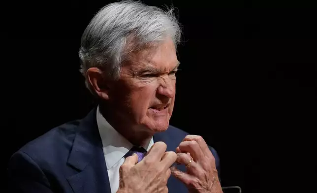Federal Reserve Chair Jerome Powell addresses students at Harvard University, Monday, March 30, 2026, in Cambridge, Mass. (AP Photo/Charles Krupa)