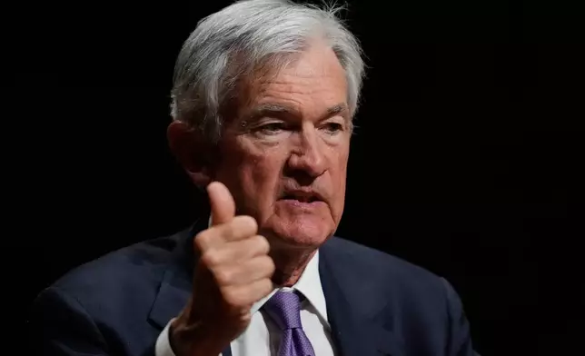 Federal Reserve Chair Jerome Powell addresses students at Harvard University, Monday, March 30, 2026, in Cambridge, Mass. (AP Photo/Charles Krupa)