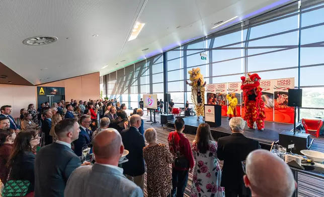 Sydney ETO holds Chinese New Year reception in Adelaide to celebrate Year of Horse and promote Hong Kong's artistic talent  Source: HKSAR Government Press Releases