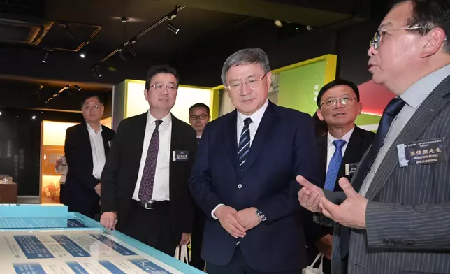 Launching ceremony of "China in Splendour: The Ethos and Spirit of the Pillars of Our Time" Thematic Exhibition held today  Source: HKSAR Government Press Releases