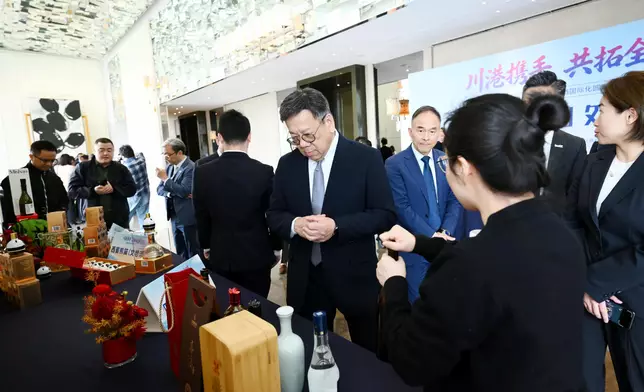 SCED leads delegation to visit Sichuan to promote liquor trading  Source: HKSAR Government Press Releases