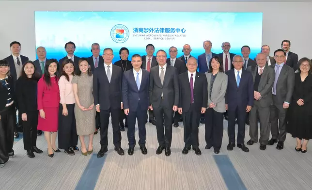 SJ leads legal sector delegation to continue visit to Hangzhou  Source: HKSAR Government Press Releases