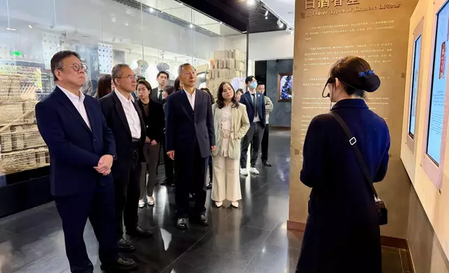 SCED leads delegation to visit Guizhou to promote liquor trading  Source: HKSAR Government Press Releases