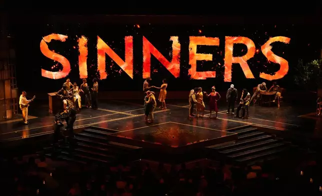 Dancers perform during a tribute to "Sinners" during the Oscars on Sunday, March 15, 2026, at the Dolby Theatre in Los Angeles. (AP Photo/Chris Pizzello)