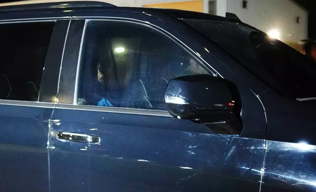 Tiger Woods leaves the Martin County Sheriff's Office jail facility following his involvement in a car crash where he was arrested on a DUI charge on Friday, March 27, 2026 (AP Photo/Jim Rassol)