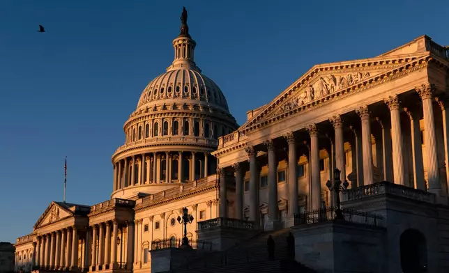 FILE - The U.S. Capitol is seen at sunrise March 9, 2026, in Washington. (AP Photo/Jose Luis Magana, File)