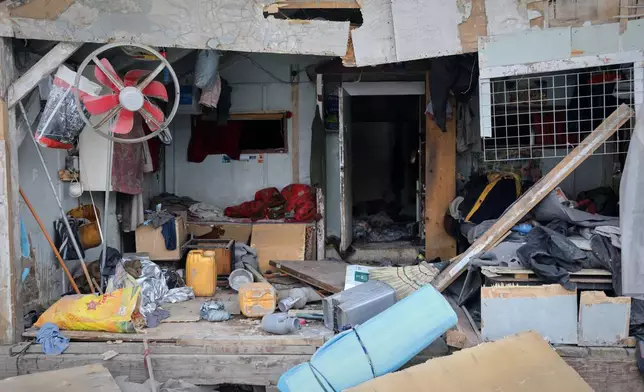 A damaged room is seen at the site of a late-Monday airstrike at a drug rehabilitation hospital in Kabul, Afghanistan, Tuesday, March 17, 2026. (AP Photo/Siddiqullah Alizai)