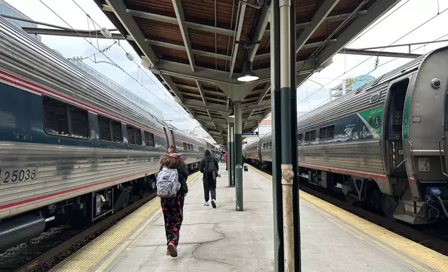 Union Station is seen Friday, March 27, 2026, in Washington. (AP Photo/Bill Barrow)