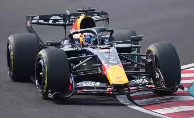Red Bull driver Max Verstappen of the Netherlands during the Japanese Formula One Grand Prix at Suzuka in central Japan, Sunday, March 29, 2026. (AP Photo/Hiro Komae)