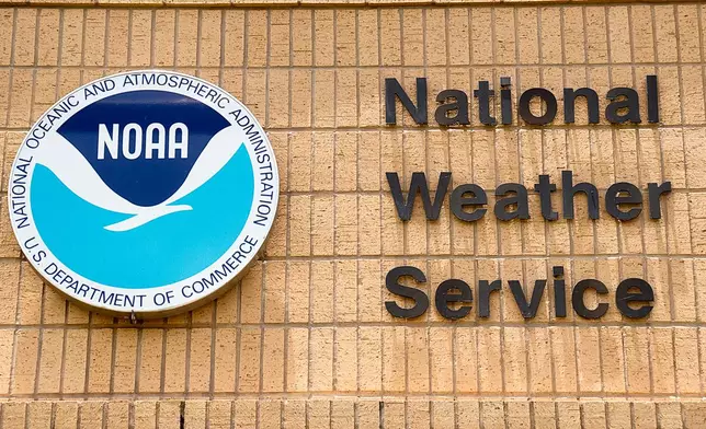 FILE - This photo shows the National Weather Service monitoring station in Brownville, Texas, May 23, 2014. (David Pike/Valley Morning Star via AP, File)