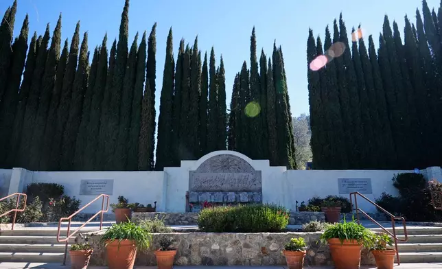 A view of the César E. Chavez National Monument in Keene, Calif., Thursday, March 19, 2026. (AP Photo/Godofredo A. Vásquez)