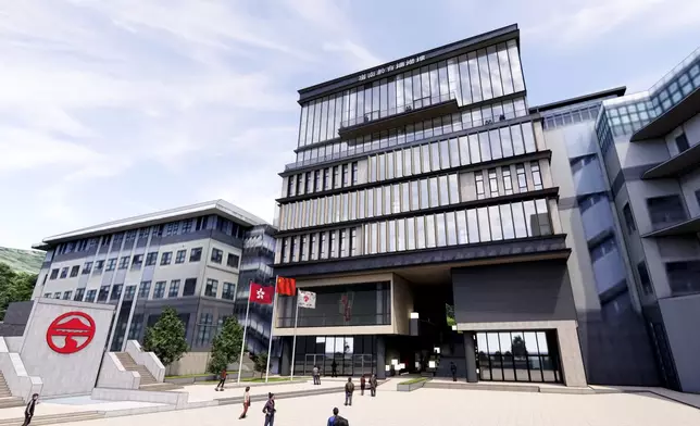 The Lingnan Education Organization Building is scheduled for completion in 2028. Photo source: Lingnan University