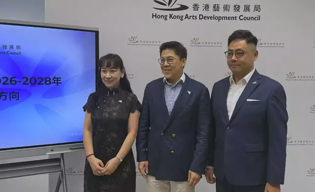 Chairman, the Hon Kenneth Fok Kai-kong (middle), Vice-Chairman, the Hon Chris Ip Ngo-tung (right), and Chief Executive, Ms. Tsang Shuk Yee (left), Photo by Bastille Post