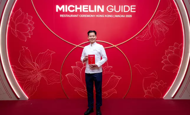 Feng Wei Ju at StarWorld Hotel has boasted an impressive 10 consecutive years of two-Michelin-starred recognition. Chan Chek Keong, Assistance Vice President of Food &amp; Beverage Culinary of StarWorld Hotel and Executive Chef of Feng Wei Ju accepted the award on behalf his team.