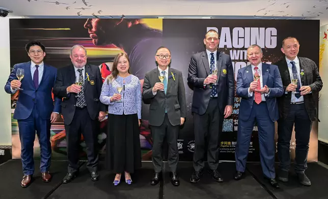 The dinner was attended by The Hon Rosanna Law, Secretary for Culture, Sports and Tourism of the HKSAR Government; The Hon Martin Liao, HKJC Chairman; Winfried Engelbrecht-Bresges, HKJC Chief Executive Officer; Chris Brooke, HKCR Chairman and Nicholas Hunsworth, HKFC President and HKJC Steward.
