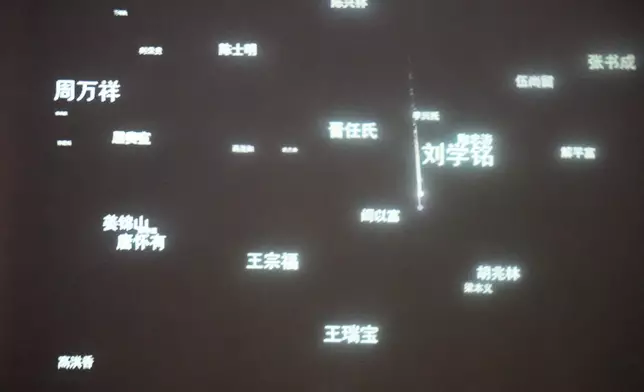 The names of the victims. Photo by Bastille Post