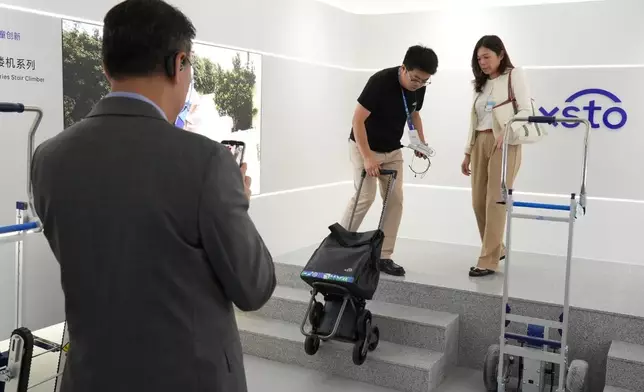 The delegation then visited two representative enterprises of Zhongshan's new productive forces: XSTO Co., Ltd. Photo by Bastille Post