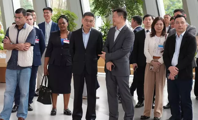 The delegation toured Ming Yang Smart Energy Group in the Zhongshan Torch Hi-tech Industrial Development Zone. Photo by Bastille Post