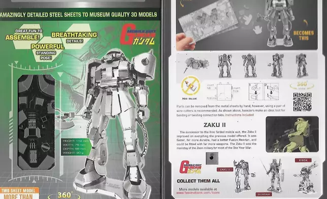 Fascinations ICONX Metal Earth 3D Steel Model Kit, Photo source: online image