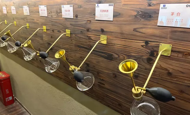 The wine aroma experience area, Photo by Bastille Post