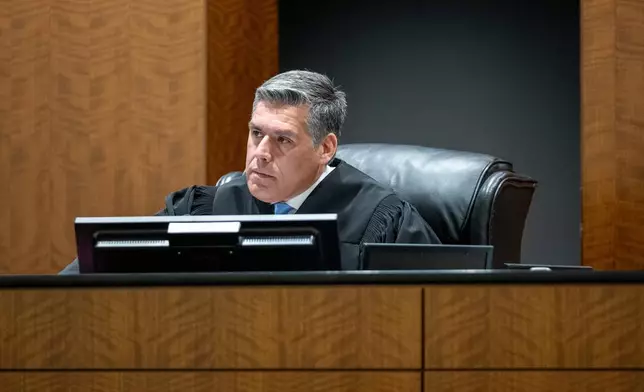 Judge Tony Graf in 4th District Court presides over a hearing for Tyler Robinson, accused in the fatal shooting of Charlie Kirk, in 4th District Court in Provo, Utah, on Friday, April 17, 2026. (Trent Nelson /The Salt Lake Tribune via AP, Pool)