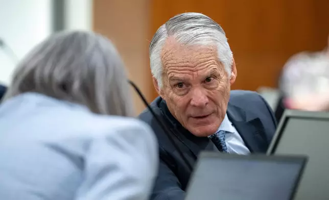 Defense attorney Michael Burt attends a hearing for Tyler Robinson, accused in the fatal shooting of Charlie Kirk, in 4th District Court in Provo, Utah, on Friday, April 17, 2026. (Trent Nelson /The Salt Lake Tribune via AP, Pool)