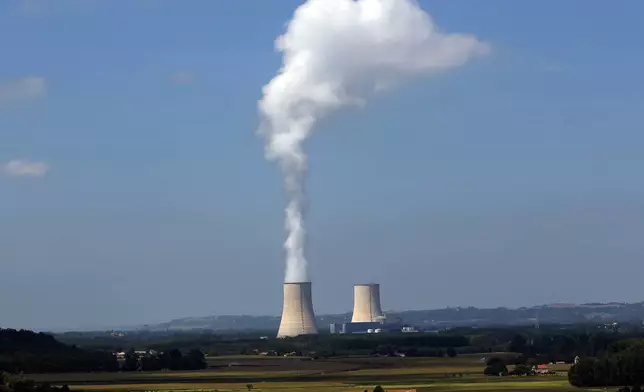 FILE – A view of the Golfech nuclear power plant in southwestern France on Aug. 6, 2015. (AP Photo/Bob Edme, File)