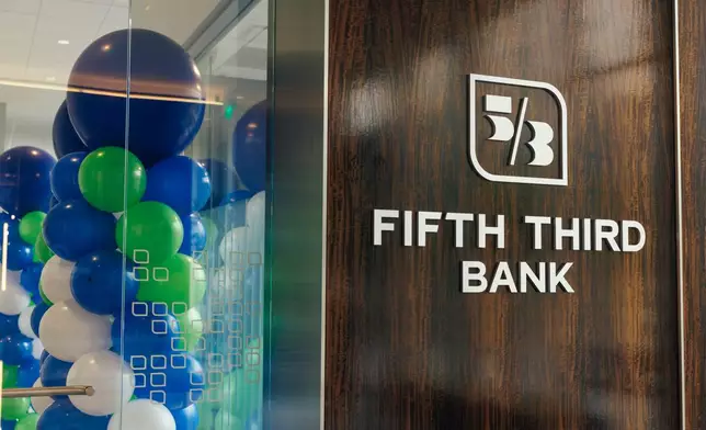 Signage at Fifth Third's first Texas financial center.