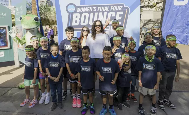 WNBA legend and four-time champion Sue Bird, along with GEICO Chief Marketing Officer Arianna Orpello, joined the local community at the Bounce event in Phoenix to celebrate GEICO’s donation of sports equipment to a local Boys &amp; Girls Clubs on Saturday, April 4, 2026 in Phoenix. Through this effort, GEICO and donation partner Good Sports are helping provide local youth with access to sports equipment and opportunities to build confidence, develop skills, and thrive both on and off the court. (Mark Peterman/AP Content Services for GEICO)