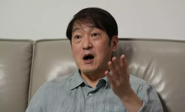 South Korean pianist Lee Hun speaks during an interview in Seoul, South Korea, on April 8, 2026. (AP Photo/Lee Jin-man)