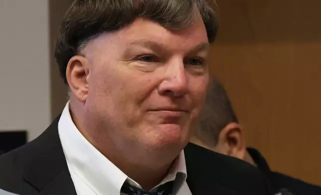 Rex A. Heuermann, pleads guilty to murdering seven women and admitted he killed an eighth in a string of long-unsolved crimes known as the Gilgo Beach killings, at a court hearing in Suffolk County Court in Riverhead, N.Y., Wednesday, April 8, 2026. (James Carbone/Newsday via AP, Pool)