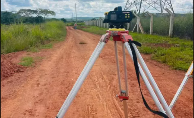 AGS leveling task through the 220Kv transmission line to determine the ground profile for angle point No.29 at Nyakanazi substation