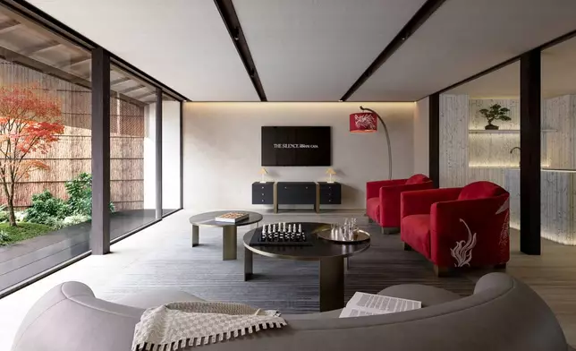 Rendering of Dining, Kitchen Livingroom.