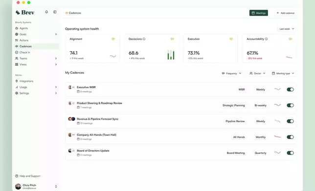 Brev.io - Your operational cadences, elevated