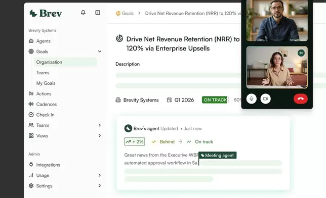 Brev.io - Connect your meetings to your goals