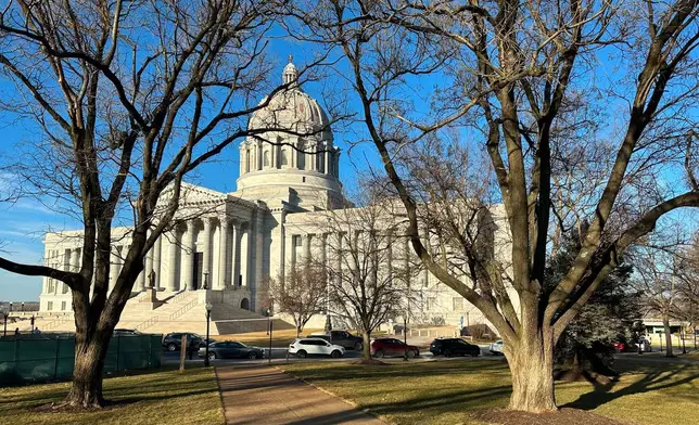 The Missouri Capitol is seen Monday, Feb. 9, 2026, in Jefferson City, Mo. (AP Photo/David A. Lieb)
